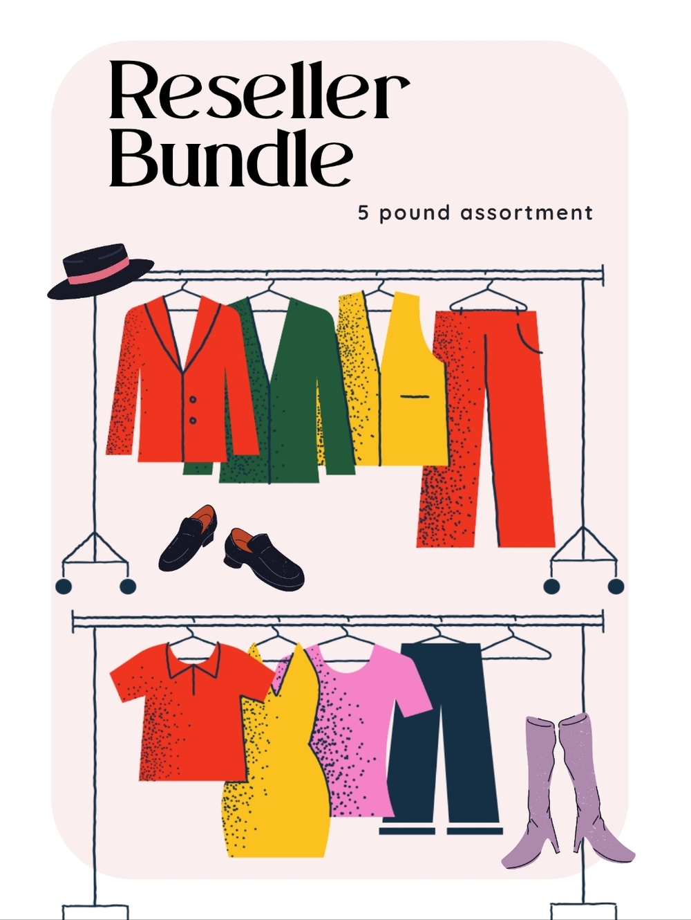 5 lb Reseller Clothing Bundle  READ DESCRIPTION ASK QUESTIONS PRIOR TO PURCHASE